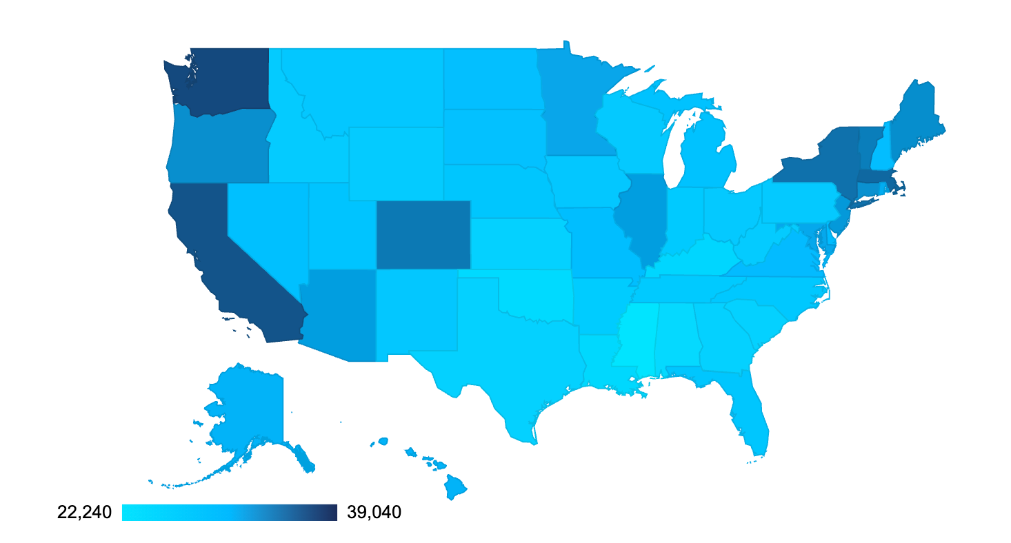 Highest-Paying States and Districts for Fast-Food Workers